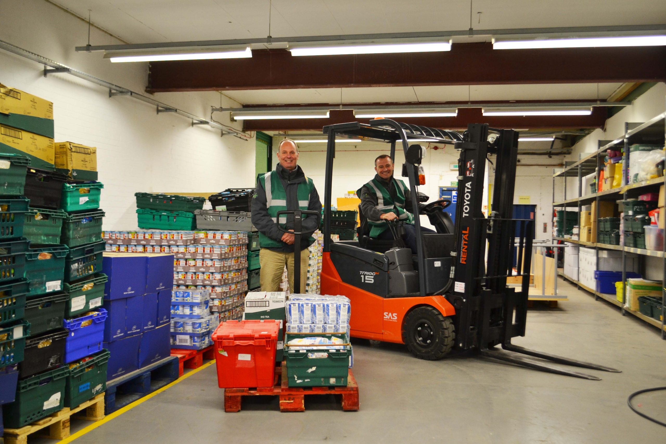 Toyota's Forklift Donation will help Foodbank to Feed More Families in Need  - Cold Chain Federation